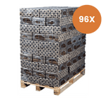 Pini Kay Briketten van Eik – 96 zakken van 10kg – Lange Brandduur - Ecologisch